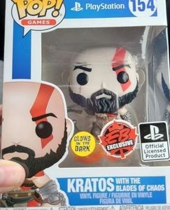 Funko Pop Kratos #154 glow in the dark EB exclusiv